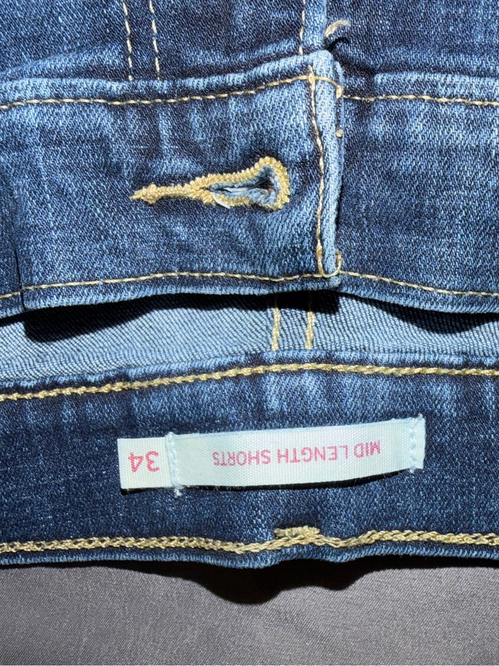 Levi's Blue Denim Jean Shorts